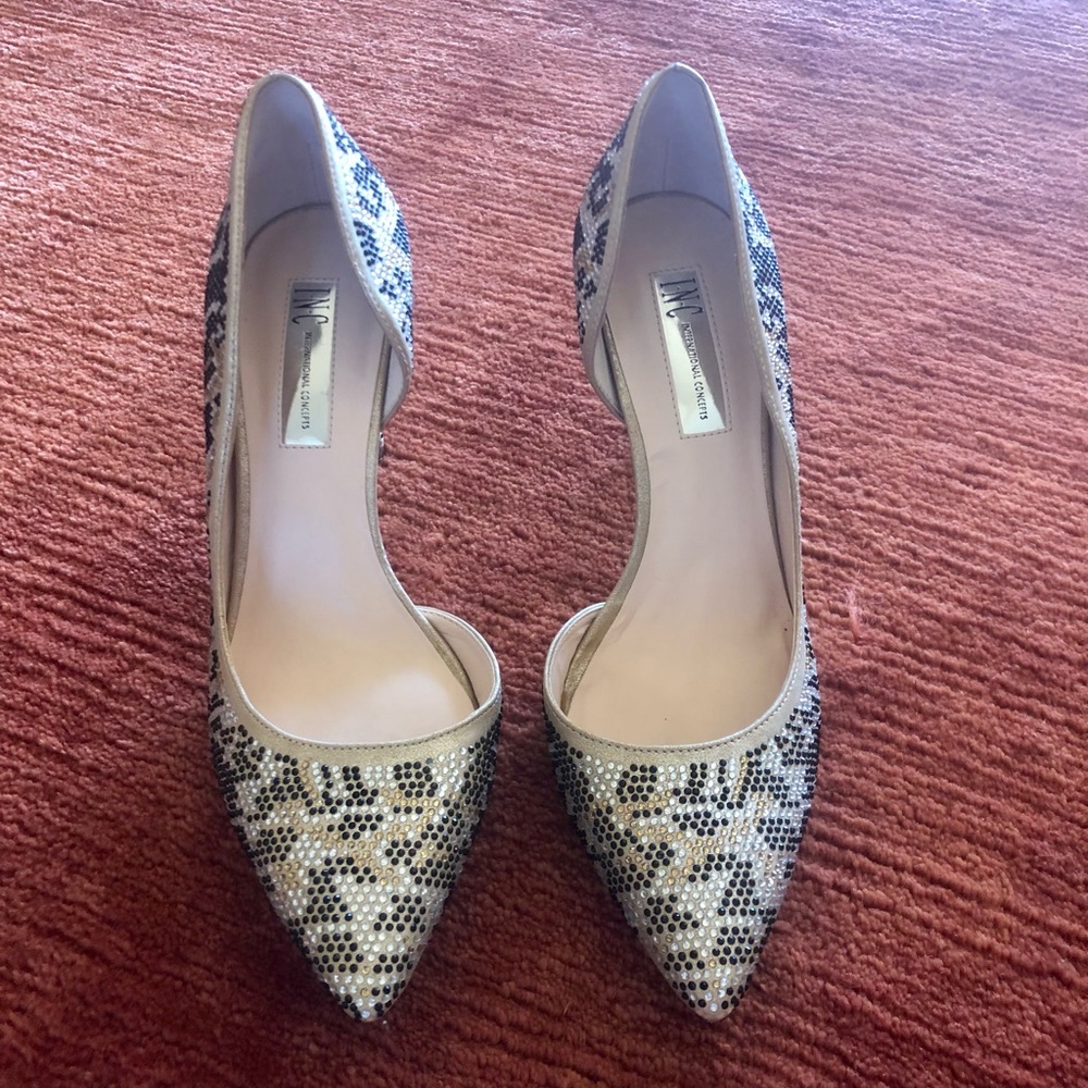 INC Beaded High Heels